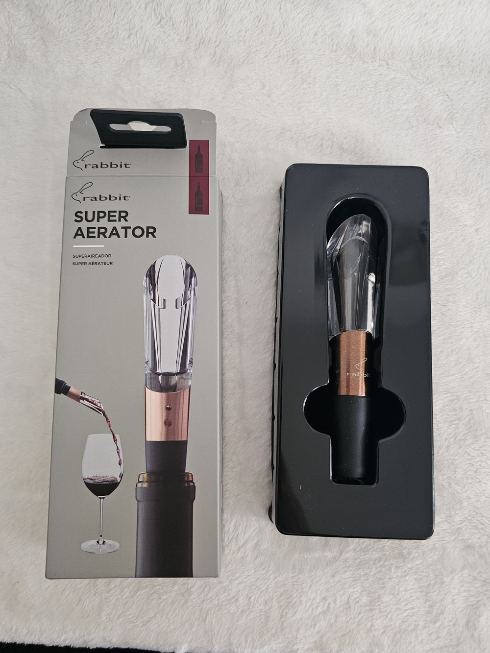 Super Aerator in Rose Gold and Black -